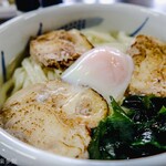 ヨコクラうどん - 鶏チャー温玉追加