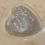 うどんCafe はらだ - 冷たい冷や汁に浮かぶ　ハート。　こだわりは変わっていません。