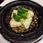 中華ダイニング 煌璃 - 骨切りハモの湯引き中華風(山の日イベントメニュー)