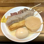 かにや - たまご&大根&揚げはんぺん&こんにゃく&国産牛赤すじ肉