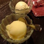 串酒場チチカブ - バニラアイス+柚アイス('14.08月末)