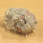 鮨駒 - 男鹿のずわい蟹握り