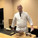 鮨駒 - 最後の手巻きの前に一呼吸