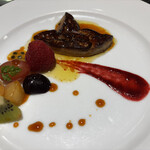 レストラン夢時庵 - フランス産フォアグラのソテー