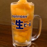 飲んべぇ食堂 らくだ屋 - 冷凍メロンサワー