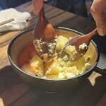 博多串焼と刺身 ココロザシ - 混ぜて食べる明太子ポテサラ