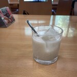 お食事処 こまくさ - 甘酒(冷)お米の甘さを感じます。