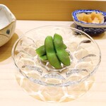 兄弟寿し - ピカリ茶豆