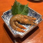 瀧谷飯店 - 天使の海老の紹興酒漬け 2尾で¥900