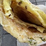 天津葱抓餅 - ハムチーズ