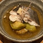 しおて - いさきととろ茄子の蒸しもの