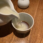 しおて - 蕎麦湯