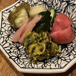 しおて - お漬物盛り合わせ