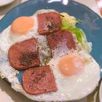 どんつき - スパムハムエッグ￥500　2025.8.4