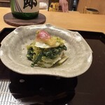 木山 - ◆タコ 厚揚げ モロヘイヤ 発酵胡瓜とミョウガ