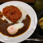 松屋 - うまトマハンバーグカレー