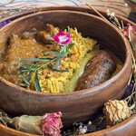 ベンガルタイガー - フラワーガーランド　ジンジャーフラワービーフ　メティチキン　レモンライス