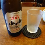 釜めし菜時記 さき亭 - 瓶ビールと冷え冷えグラス