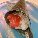 天下寿司 - 手巻き筋子(2025年8月11日)