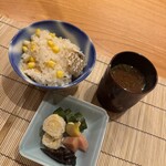 葵献心 やま田 - とうもろこしご飯