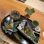 葵献心 やま田 - 先付け5品