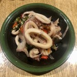 マンゴツリーカフェ - イカが酢でちょっと固かった