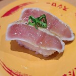 スシロー - 料理写真:タレ漬けびん長 青唐辛子 120円