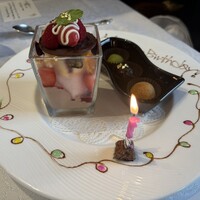 シャトー　ラ・パルム・ドール - デザート（✨バースデープレートで）