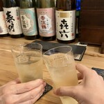 御飯屋 Kino - 先ずはデュワーズハイボールで乾杯✩⋆*॰¨̮⋆｡˚✨️