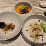 翠陽 - アオリイカ、三重県産真ハタ、答志島産鮑