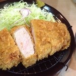 ロマンシング とんかつキッチン たぐ - 特大ロースカツ定食1400円