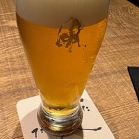 但馬屋 心斎橋 - ランチビール¥720