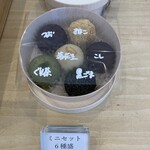 おはぎと大福 - この日のおはぎ6種