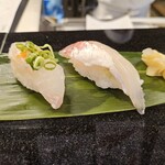 平四郎 - おかわりで、ヒラメ、タイ