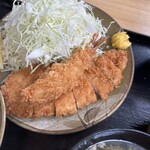 とん亭 - ミックス定食　アップ