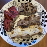 しかたらむかな - 少しずつカットして食べました