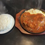 鶴商文庫 - イタリアンバーグ、ミニライス