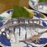 北浜大島屋 - 鯵のお刺身