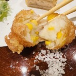 かねと - とうもろこしの揚げ物