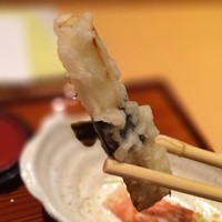 治兵衛 - 丸茄子の芯を磯辺巻きに