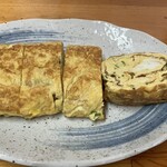 うどんや 浦商 - たまご焼きの断面図