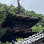 うどんや 浦商 - 六條八幡神社三重塔
