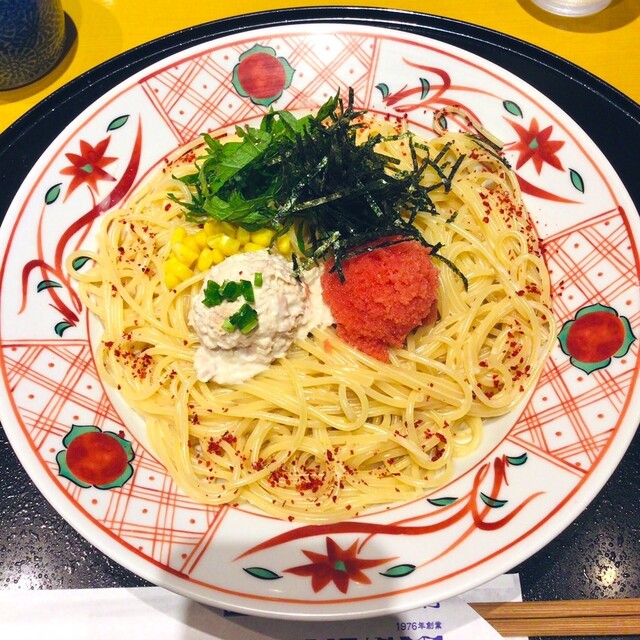 五右衛門 つくば市西大橋にある「洋麺屋 五右衛門」のお箸でいただく和風
