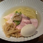 Tokyo Style Noodle ほたて日和 - 『特製』帆立の昆布水つけ麺白(塩)