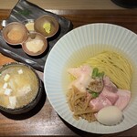 Tokyo Style Noodle ほたて日和 - 『特製』帆立の昆布水つけ麺白(塩)