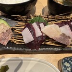 黄金寿司 - 刺身アップ