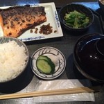 黒座暁樓 赤坂 - 焼魚定食（銀鮭）