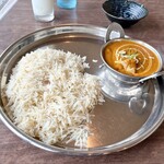 みさきらじ -次男- - 料理写真:カレーランチ　＋100円でバスマティライスに変更