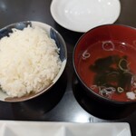 燒肉 鼎豐 - 定食的飯與湯