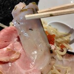 麺家 たけ田 - 黒鮑の昆布締め